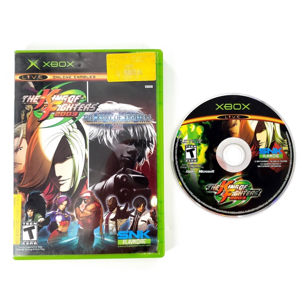 King of Fighters 2003 (Microsoft Xbox, 2005) No 2002 Missing Manual Tested Works